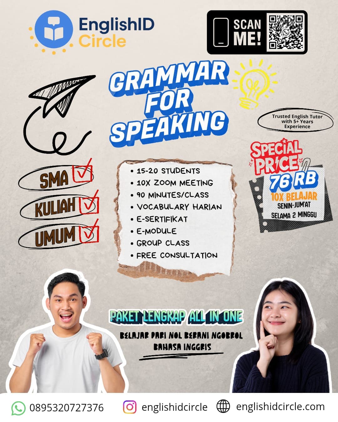Grammar for Speaking